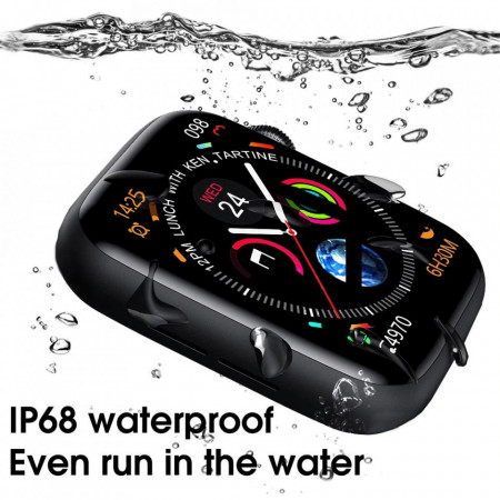 Ceas smartwatch W26, ritm cardiac, analiza ECG, monitor somn, activitati sportive, Bluetooth 4.0