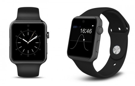 Ceas smartwatch RegalSmart DM09-189 BT 4.0, voice interaction,cartela SIM, 1,54 HD touchscreen, notificari, anti-lost, g-senzor, pedometru, negru