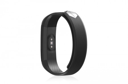Bratara fitness smart HR BT 4.0, ritm cardiac, pedometru, remote camera, notificari, Android, iOS, vibratii, negru