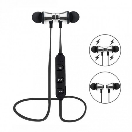 Casti audio wireless XT11 cu bluetooth 4.2 tip in-ear