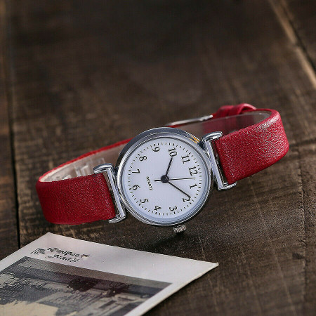 Ceas de dama Geneva Classic red