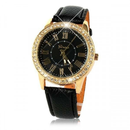 Ceas de dama Geneva Persefona black