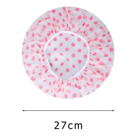 Casca pentru dus rezistenta la apa si ulei cu banda elastica, dimensiune universala, multicolor, 3 bucati