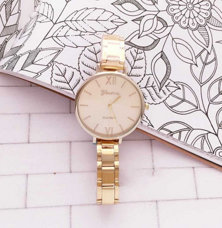 Ceas Dama Geneva Platinum Gold