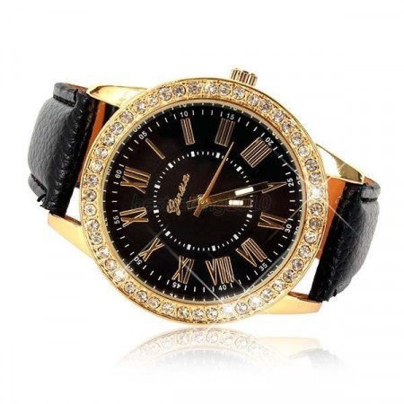 Ceas de dama Geneva Persefona black