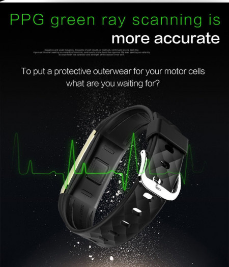 Bratara fitness smart RegalSmart S2-217, monitorizare ciclism, ritm cardiac, notificari, OLED