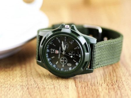 Ceas barbatesc Swiss Army green