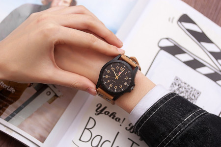 Ceas barbatesc Swiss Army light brown