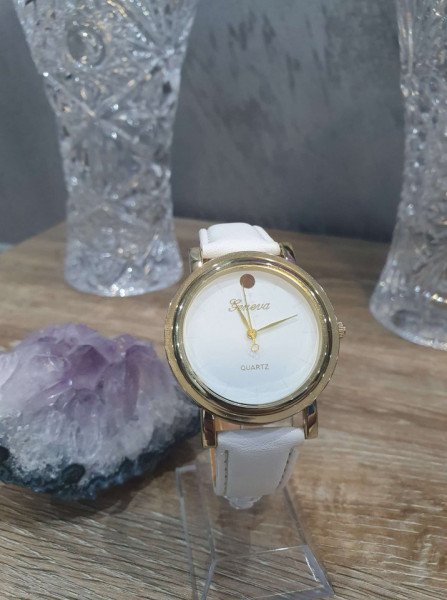 Ceas de dama Geneva gold white