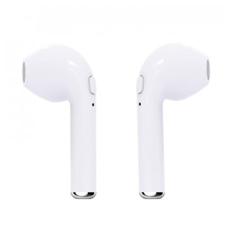 Casti audio wireless cu bluetooth i7S tip in-ear pentru IOS, Windows si Android