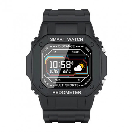 Ceas smartwatch i2, ritm cardiac, padometru, multi-sport, Android, iOS, bluetooth 4.0
