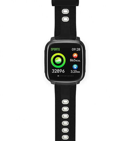 Ceas smartwatch F12, ritm cardiac, padometru, Android, iOS, Bluetooth 4.0