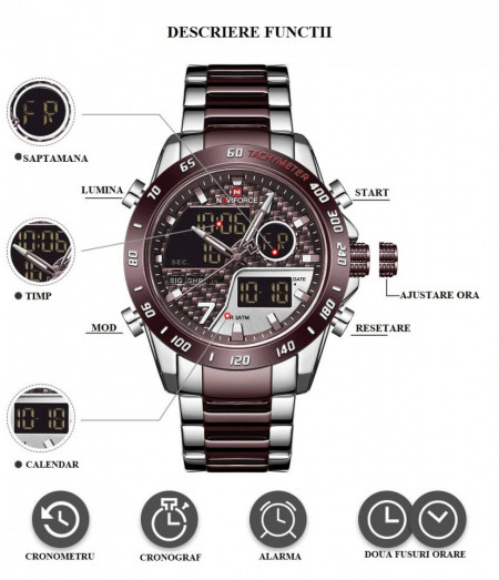 Ceas barbatesc Naviforce 9171