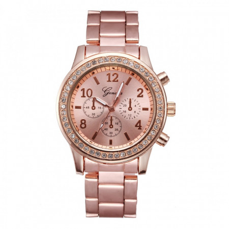 Ceas de dama Geneva Fides rose gold