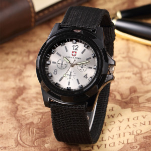 Ceas barbatesc Army white