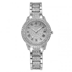 Set cadou cu ceas de dama Geneva 212SLV si bratara eleganta