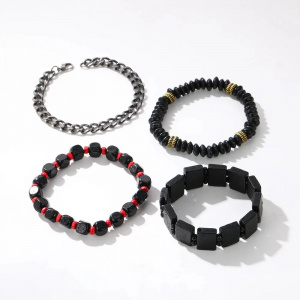 Set cadou cu ceas barbatesc Soki CH0264 si patru bratari elegante