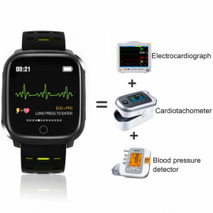 Bratara fitness smart F16ECG, ritm cardiac, padometru, monitor somn, iOS si Android