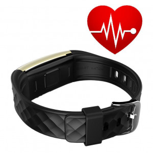 Bratara fitness smart RegalSmart S2-217, monitorizare ciclism, ritm cardiac, notificari, OLED