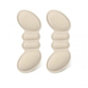 Set talonete din bumbac si spuma pentru calcaie culoarea pielii