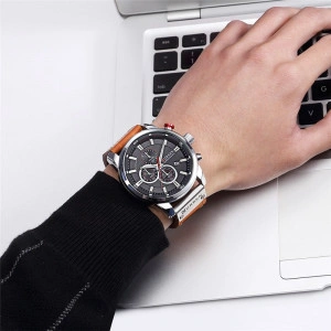 Ceas barbatesc Curren 8291 silver plate