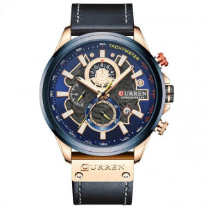Ceas barbatesc Curren 8380 Cronograph Blue Sky