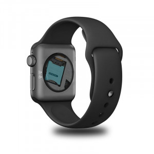 Ceas smartwatch RegalSmart DM09-189 BT 4.0, voice interaction,cartela SIM, 1,54 HD touchscreen, notificari, anti-lost, g-senzor, pedometru, negru