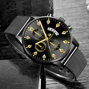 Ceas barbatesc Shaarms fashion negru