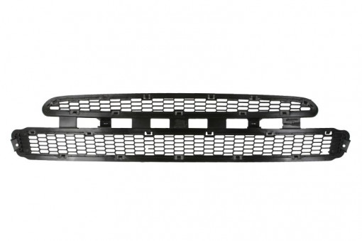 Bara protectie fata plastic, negru potrivit TESLA MODEL S 06.12-03.16