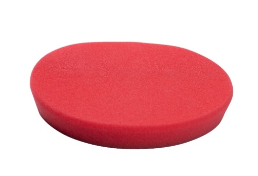Burete abraziv lustruire SPONGE RED COARSE 140 / 20 MM - 2 PC, tip: tare, diametru: 125/140 mm, grosime: 20 mm, culoare: rosu, suporturi de montare: cârlig și buclă, 2 buc