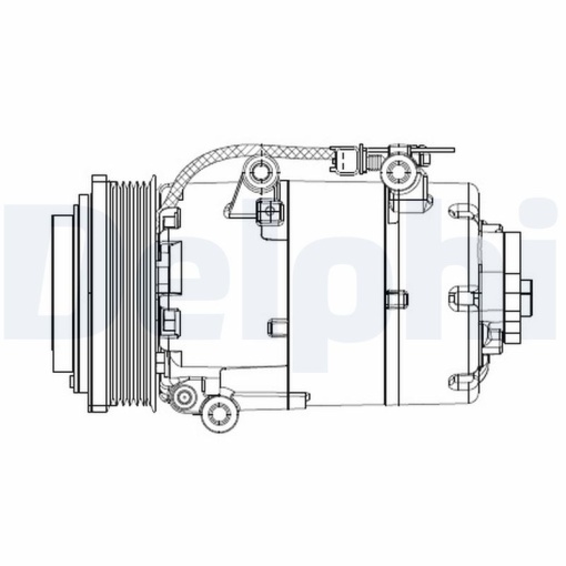 Compresor climatizare potrivit FORD C-MAX, FOCUS C-MAX, FOCUS II 1.8D 07.04-09.12