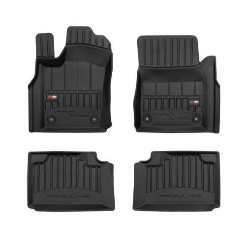 Covoras podea cauciuc FROGUM TPE, 4 buc proLine 3D, fata/spate, set, culoare negru, potrivit JEEP GRAND CHEROKEE IV 11.10-, Off-road