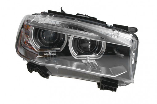 Far Dreapta (bi-xenon, D1/LED, automat, culoare semnalizator: portocaliu) potrivit BMW X5 (F15, F85), X6 (F16, F86) 07.13-