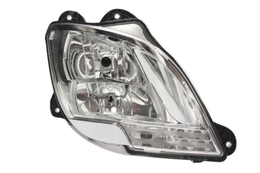 Far dreapta (H1/H7/LED/PY21W, manual, cu lumina de zi, culoare insert: crom platinat, culoare indicator: transparent) potrivit DAF CF, XF 106 10.12-