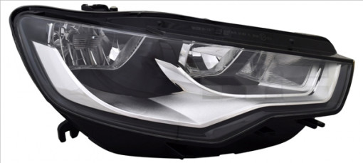 Far Dreapta (H15/H7, electric, cu motor) potrivit AUDI A6 ALLROAD C7, A6 C7 11.10-04.15