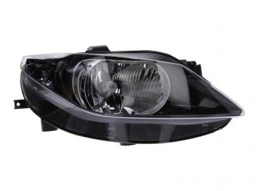 Far Dreapta (H4, electric, cu motor, culoare insertie: negru) potrivit SEAT IBIZA IV, IBIZA IV SC, IBIZA IV ST