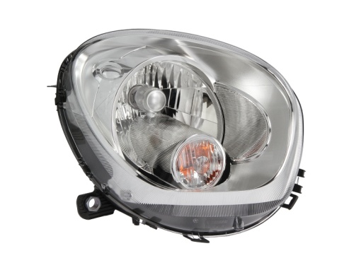 Far fata Dreapta (halogen, H4/PY21W, electric, bec, culoare insert: argintiu, culoare semnalizator: alb) potrivit MINI COUNTRYMAN (R60), PACEMAN (R61)
