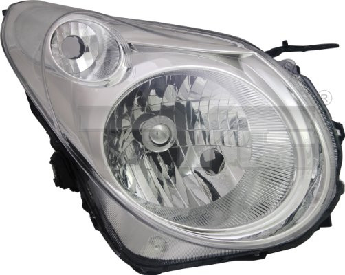 Far Stanga (H4, electric, fara motoras, culoare insertie: cromat, culoare semnalizator: transparent) potrivit SUZUKI ALTO VII
