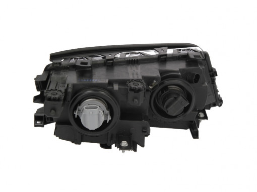 Far Stanga (H7, electric, cu motor, culoare insertie: negru, culoare semnalizator: negru) potrivit BMW 3 (E46) 01.99-12.01