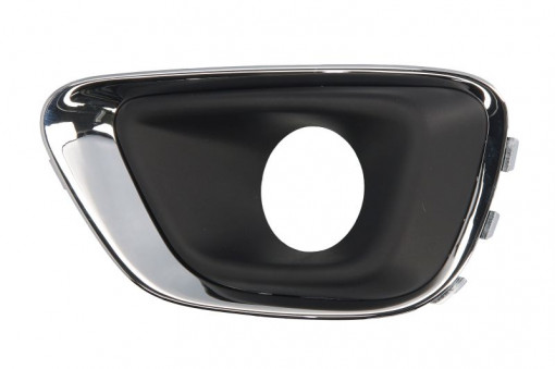 Grila bara fata stanga (locas proiector, plastic, crom/negru) JEEP COMPASS 2011-2016
