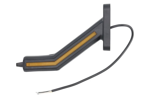 Lumina clarificare dreapta, portocaliu/rosu/alb, LED, suprafata, lungime cablu 400mm, cu brat lung, 12/24V (cu functie de semnalizator spate, IP6K9K)