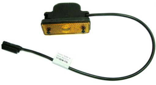 Lumina clarificare lumini stanga/dreapta, portocaliu, LED, lungime cablu 500mm, 12/24V