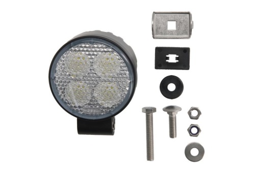 Lumina lucru (LED, 12/24V, 18W, 1500lm, numar elemente LED: 4, adancime: 72mm, diametru: 87mm, Priza cu 2 pini; unghi de distributie a luminii 58 grade)