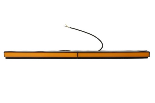 Lumini clarificare stanga/dreapta, forma: dreptunghiular, portocaliu, LED, inaltime 28mm; latime 535mm; adancime 33,5mm, în relief, lungime cablu 500mm, cu cuier, 12/24V (cu functie de semnalizator lateral, IP6K9K)
