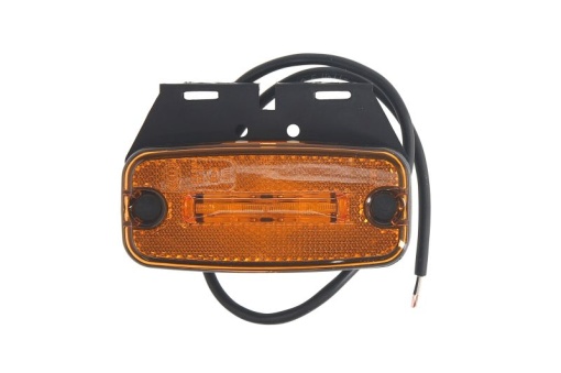 Lumini clarificare stanga/dreapta, galben, LED, inaltime 43mm; latime 111mm; adancime 51mm, surub/fixare orizontala, lungime cablu 500mm, cu cuier, 24V (IP6K9K)