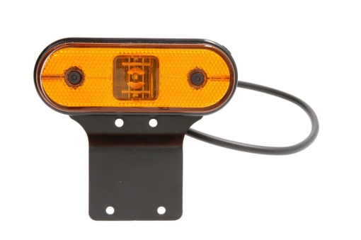 Lumini clarificare stanga/dreapta; UNIPOINT I, portocaliu, LED, inaltime 44mm; latime 119mm; adancime 18mm, în relief, lungime cablu 500mm, cu cuier, 24V (drept în relief, UNIPOINT I)