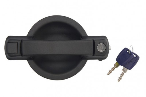 Maner usa Spate Dreapta (cu cheie, extern, cu incuietoare, negru) potrivit FIAT DOBLO, DOBLO/MINIVAN 1.2-1.9D 03.01-