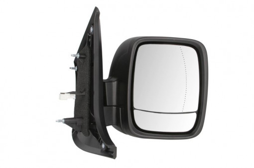 Oglinda dreapta manuala, asferic, crom FIAT TALENTO; NISSAN NV300; OPEL VIVARO; RENAULT TRAFIC dupa 2014
