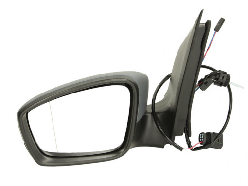 Oglinda stanga mecanica asferic, grunduita SEAT MII; SKODA CITIGO; VW UP intre 2011-2016