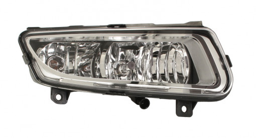 Proiector ceata Dreapta (H8/P21W, cu lumini curbe; cu lumini de zi) potrivit VW POLO, POLO IV, POLO V 06.09-04.14